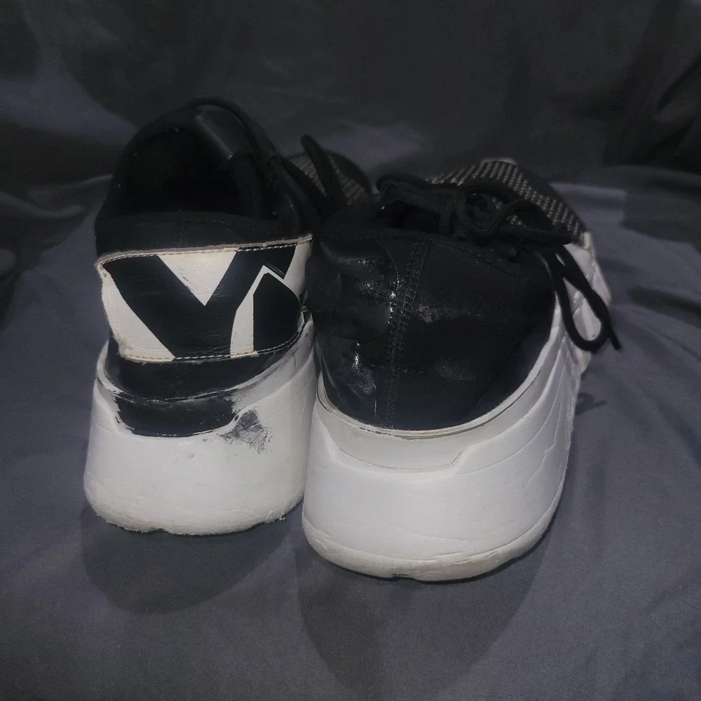 Vintage Winter 2017 Adidas Y-3 Collection Adidas Ayero Black And White Sz 11